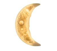 Dimmable Moon Wall Light with Remote Control, Modern LED Crescent Shape Wall Sconces, White Wall Lamp Indoor Art Deco Lighting Fixture for Hallway Living Roo Bedroom Bars Staircase