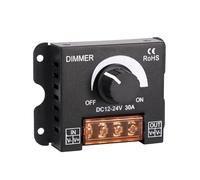 Dimmer a LED lineare con caratteri luminosi, regolatore di luminosità, telecomando touch, bassa tensione DC 12/24V(Switching Power Supply S 120 12)