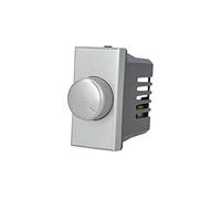 Dimmer A Manopola 220V, Compatibile Con Bticino Axolute | Grigio, Regolatore Di Luminosità Per Serie Civile