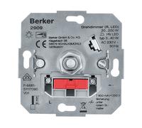 DIMMER BERKEL Drehdimmer 2909, 230 V, Lampade LED dimmerabili, lampade a incandescenza
