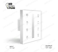 DIMMER CONTROLLER TELECOMANDO LED PARETE MURO TOUCH 2IN1 RF 2.4GHz PWM
