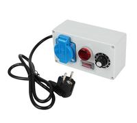 Dimmer da 2000W Con Presa EU, CA 40-230V Regolatore di Potenza Con Prolunga per Presa, Interruttore Con Manopola per La Regolazione Della Tensione, per Controllo di Motore Velocità E Temperatura