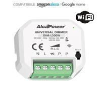 DIMMER DA INCASSO 230V 300W PER LED WIFI SMART TUYA DIM-L300W-ALC927093 ALCAPOWER