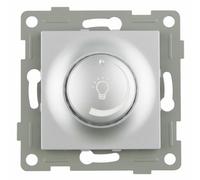 Dimmer da incasso, tecnologia in titanio, regolazione dell'intensità, controllo della luminosità, ideale per l'illuminazione personalizzata in spazi.