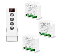 Dimmer Interruttore Luce Senza Fili Con Telecomando, Tedeligo AC220V Controllo Interruttore Dimmerabile Per LED E Alogene 10W-150W, Compatibile Con Dimmer Da Pannello A Parete(Non serve il WIFI)3 IN 1