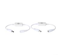Dimmer LED Touch 2Pezzi 12-24V Regolazione Luce(White) | Tecnologia touch capacitiva, accensione spegnimento , nessun per interruttore meccanico, design intuitivo