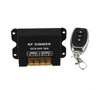 Dimmer LED wireless 30A con telecomando RF per sistemi da 12 V 24 V, offre un controllo preciso della luminosità e una riduzione dei costi energetici