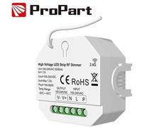 Dimmer RF LED 1 Canale - 1.5A, 100-240V per Strisce LED ad Alta Tensione