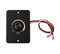 Dimmer Rotary Knob 12V per Camper e per caravan Dimmer Rotary | per pwm ad alta tensione, nessun sfarfallio, per silenzio , per ideale per strisce monocromo, 12V stabile