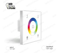 DIMMER TOUCH RGBW CONTROLLER X STRISCE LED PARETE MURO 2IN1 RF PWM