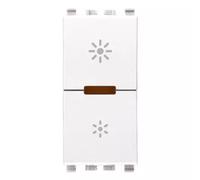 Dimmer Universale a Taglio di Fase, per Lampade ad Incandescenza Vimar 20135.1 - Colore: Bianco, CONFEZIONE: 1 pz.
