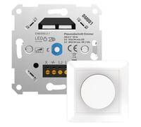Dimmer Universale Fase Di Taglio Bianco Per LED 3-250W E Alogeno 3-400W