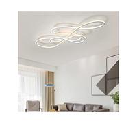 Dimmerabile LED Plafoniera con Telecomando 120W Forma di Nota Musicale Design Lampada de Soffitto Alluminio Moderna Eleganti Illuminazione per Tavolo da Pranzo Soggiorno Ristorante Ufficio