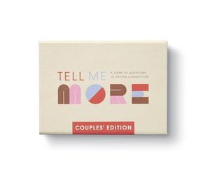 Dimmi di più: Edizione per coppie - Un gioco di conversazione per appuntamenti notturni di 52 Domande per approfondire la connessione con il tuo partner
