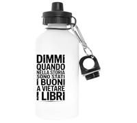 Dimmi Quando Nella Storia Sono Stati I Bicchiere Birra Tazza Bianca Bottiglia D'acqua Alluminio Per Esterni Pollutant Free White Water Bottle Aluminium For Outdoors