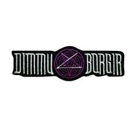Dimmu Borgir Black Metal Distintivo Ricamato Applicazioni Il Ferro Sulla Toppa Patch Accessorio