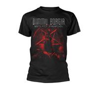 Dimmu Borgir 'Death Cult Pentagram' (Nero) T-Shirt - NUOVO E UFFICIALE