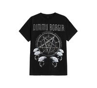 Dimmu Borgir Puritanical Euphoric Misanthropia Skulls Men's T-Shirt Black Regula