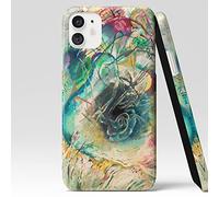 DìMò ART Cover Case Custodia Compatibile con Telefono Apple Modello iPhone 14 Kandinsky Wassily Improvisation Sans titre