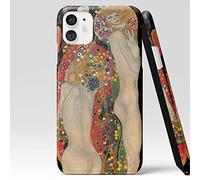 DìMò ART Cover Case Custodia Compatibile con Telefono Apple Modello iPhone 14 Klimt Gustav Sea Serpents