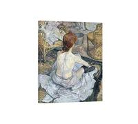 DìMò ART Quadro Stampa su Tela con Telaio in Legno Henri Toulouse-Lautrec Rousse Misura 70x50 CM (27,56x19,68 Inches)