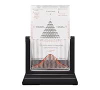 Dimostratore Di Probabilità E Statistica Da Tavolo, Modello Didattico Visivo Per La Curva A Campana Binomiale E Normale, Formule Matematiche Stampate, Ornamento Da Scrivania Educativo A Forma Di