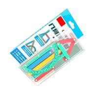 Dimostratore magnetico riutilizzabile Set puzzle poligonali per visualizzazione geometrica e sviluppo del ragionamento Dimostratore geometria Manipolatori matematici Costruzione poligoni