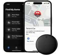 Dimova Localizzatore, GPS preciso senza abbonamento (Android/Apple), Smart Tracker per Chiavi, Valigie e Portafogli - Compatibile con l’App Dov’è di Apple(Android)