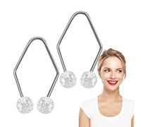 Dimple Maker - Strumento di allenamento facciale 2 pezzi, esercizio per la cura della pelle, dispositivo portatile per fette naturali | esercizio facciale per donne e ragazze,