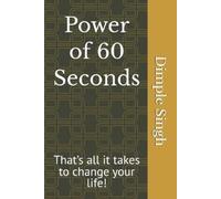 Dimple Singh Power of 60 Seconds (Tascabile)