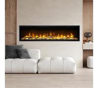 Dimplex Ignite Evolve Camino a parete elettrico Optiflame: 156 cm/60" - Senza legno di quercia