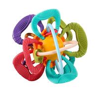 Dimweca Massaggiagengive Palla per Bambino - Baby Ball Anche a Contatto e massaggia Le Gengive,Palla massaggiagengive a sonagli, e Facile da Tenere per e Bambini Piccoli