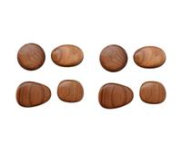 DimyFew 2x Confezione Da 4 Ganci Da Parete in Legno, Ganci per Cappotti in Legno, Pomelli per Armadietti in Legno Multiuso Professionali, Ganci Da Parete per