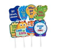 DimyFew 8 Parti Gestite I Loro Cartelli di Gestione Degli Insegnanti di Gestione Della Classe per L'istruzione Precoce