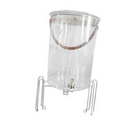 DimyFew Bollitore per Bevande Fredde con Rubinetto, Contenitore Sigillato per Bevande, Frigorifero, Scrivania, Cucina, Picnic, Sport, Piatto E XL