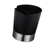 DimyFew Contenitore Portaoggetti di Grande Capacità con 3 Scomparti, Porta Bastoncini di Caffè, Organizer per Forchette E Cucchiai E Contenitore per Bacchette, Nero