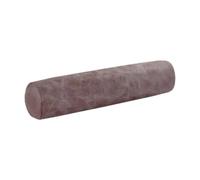 DimyFew Cuscino Cervicale Rotondo Cuscino a Rullo per Collo Guanciale Ortopedico Sostegno Posturale con Forma Cilindrica Adatto per Lettura sul Divano, Grigio Marrone