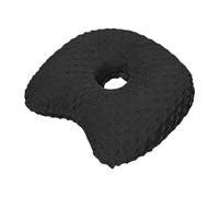DimyFew Cuscino con Fori, La Pressione sulle Orecchie, Comoda Protezione per Le Orecchie per Dorme di Lato, Traspirante, Lavabile, Portatile, ADA, Nero