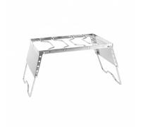 DimyFew Griglia da Barbecue Pieghevole Portatile Supporto Pentole Stabile per All'aperto, Supporto Per Pentole A Cinque Livelli Modello Da 30 Cm