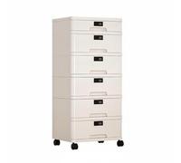 DimyFew Mini Cassaforte da Tavolo Multifunzione Cassettiera Portadocumenti Chiudibile Grande Capacità Contenitore Impilabile Serratura per Studenti, Studio, 6 Strati 4 Alti + 2 Bassi