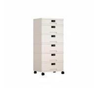 DimyFew Mini Cassaforte da Tavolo Multifunzione Cassettiera Portadocumenti Chiudibile Grande Capacità Contenitore Impilabile Serratura per Studenti, Studio, 6 Strati 5 Alti + 1 Basso