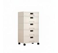 DimyFew Mini Cassaforte da Tavolo Multifunzione Cassettiera Portadocumenti Chiudibile Grande Capacità Contenitore Impilabile Serratura per Studenti, Studio, 5 Strati 4 Alti + 1 Basso