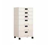 DimyFew Mini Cassaforte da Tavolo Multifunzione Cassettiera Portadocumenti Chiudibile Grande Capacità Contenitore Impilabile Serratura per Studenti, Studio, 5 Strati 3 Alti + 2 Bassi