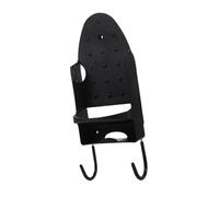 DimyFew Porta Asse Da Stiro Organizzatore Da Muro Supporto Ferro Elettrico Gancio Solido PBT Compatto Adatto a Casa Bagno E Zona Lavanderia, Nero