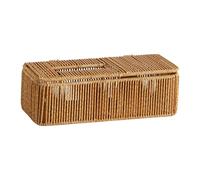 DimyFew Portafazzoletti Artigianale Scatola per Tovaglioli Decorazione per Casa Tessuto PP Adatto a Tavolo da Pranzo Notte, 31cmx13cmx9cm