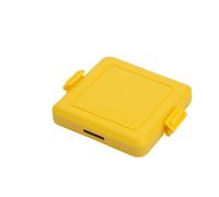 DimyFew Sandwich Maker Microonde Antiaderente Tostapane da Microonde Lavabile Accessorio Cucina per Colazione, Giallo