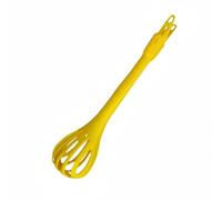 DimyFew Sbattitore Manuale Uova Frusta Pinza Scolapasta con Testa Tonda per Miscelare E Ganasce per Afferrare Blocco a Slitta PP E Resistente Salvaspazio con, Giallo
