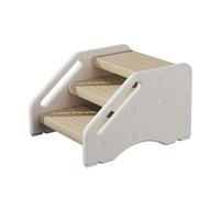 DimyFew Sgabello per Bambini Antiscivolo, Sgabello per Bambine con Corrimano, Gradino per WC E Lavabo per Le Mani