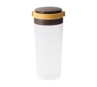 DimyFew Shaker, Contenitore per Spezie, per La Cucina, Essenziale, Ermetico, Dispenser per Spezie, Polvere, Zucchero per Il Giardino, Marrone Giallo