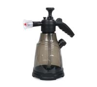DimyFew Spruzzatore a Schiuma Schiumogeno Pompa a Pressione con Impugnatura a Grilletto Portatile Spruzzatore con Pompa Manuale, Nero-grigio 2.3L Con Valvola Di Scarico Della Pressione E Antivento